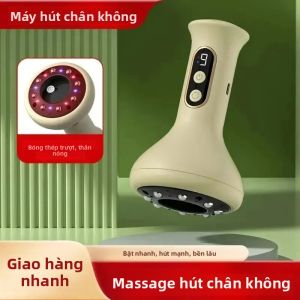 Máy Massage Bụng Cầm Tay Điện Sạc USB Có Chức Năng Chườm Nóng Và Cường Độ Châm Cứu Giác Hơi Điều Chỉnh Được Dùng Được Cho Tay Và Chân