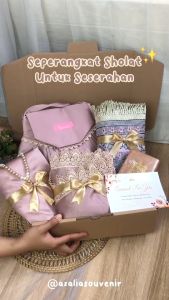 Hampers Seserahan Nikahan Lamaran Kado Ulang Tahun Souvenir Mukena Souvenir Sajadah