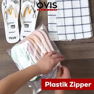 Plastik Klip 11x17 cm Ziplock Zipper Lock Kantong PE Obat Isi 100 Pcs