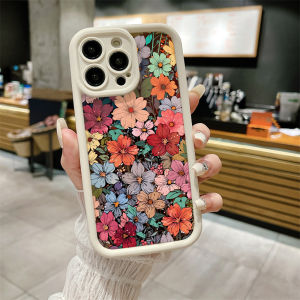 Oil Painting Flowers Soft Silicone Phone Case For iPhone 18 17 Pro Max Case iPhone 16 15 13 14 11 12 Pro Max 16e Air Back Cover