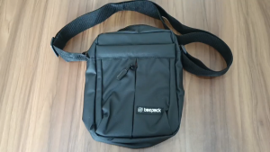 Tas Selempang Slingbag Kecil Pria Cowok Waterproof bahan Anti Air Premium Kuat Awet MR 379 Hitam