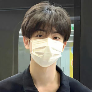 Wig mens full head set style mens micro cut short hair with bangs Korean version handsome mens daily fluffy hair set