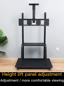 【24 Hours Shipped】Removable TV Stand With Wheels 32-75 Inch Screen Stand Mobile TV Stand 360 Degree Rotation Floor TV Carts With Tray Universal Adjustable TV Rack Stand Maximum Weight 250kg