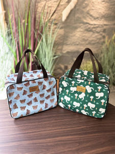 New Arrival Handbag Lunch Box Bag Large Capacity Waterproof Oxford Cloth Lunch Bag Insulation Primary School Students with Rice Picnic Bag Bags
