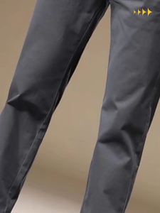 iymuymn  High waist  Suit Pants business straight-leg pants for men