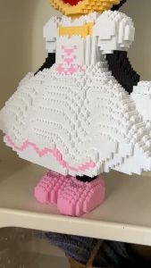 Mickey And Minnie Bricks Mainan / DIY 3D Nano Blocks
