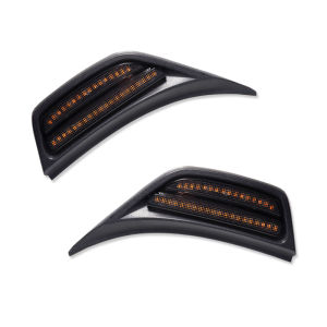 2 Chiếc Chắn Bùn Trước Bên Cột Mốc Đèn Hổ Phách Đèn Tín Hiệu Cho 2018-2021 Jeep Wrangler JL JLU 2020-2021 Gladiator JT Xe Tải