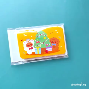 【SG】【20pcs/bag】Slim Creative DIY Scratch Surprise Reward Cute Cartoon Card for Gift Birthday Party for Kids/Adult