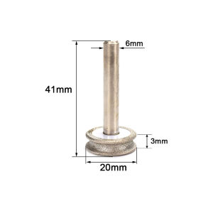 SI FANG Concave Diamond Grinding Wheel 2-12mm for Glass Jade Ceramic Sharpening Rotary Grinding Tool Polishing Wheel