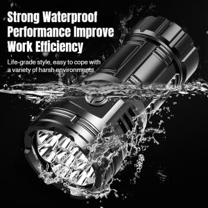 Strong Light Flashlight Long Range Super Bright LED Light