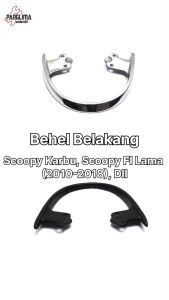 Behel Belakang Alumunium Honda Scoopy Karbu eSP FI New 2010-2020 Genio Handle Handel Hendel Hendle Pegangan Tangan Begel Breket Bracket Besi Jok Jox