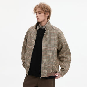 ALLIN | Harrington Jacket Checkered Casual Commuter