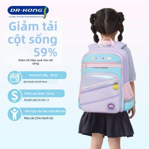 Ba lô học sinh nhẹ dung tích lớn bảo vệ cột sống