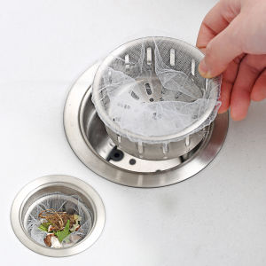Kitchen Sink Leak-Proof Filter Bag Drain Pipe Hair Clogging Prevention Dishwashing Vegetable Washing Basin Odor Control