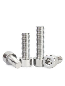 Lõi Lục Giác Trơn M2M3M5M6M8mm 304/316 Cụp Đầu Tròn Bên Trong Vít Đầu Trơn Không Có Trơn Phẳng Tiêu Chuẩn GB70 GB70.1 DIN912