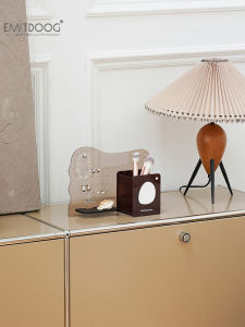 Elegant Creamy Desktop Decoration Entranceway Key And Glasses Holder Acrylic Craft Half Handmade Home Decor Accessories