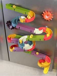 Educational Large Particle Building Blocks Track Toy for Boys And Girls Childrens Early Learning Assembly Game Playset