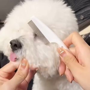 หวีสางเหา หวีหมัดแมว หวีแมว หวีสางไข่เหา หวีขนแมว ซี่หวีเข้ารหัสเหมาะสำหรับแมวและสุนัข หวีแปรงขนสัตว์เลี้ยง แปรงขนสุนัข มี2ขนาด หวีสาง หวีสางหมัด - Lazada