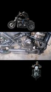 Vulcan S 650 S650 Cobra Muffler Twin Double Exhaust Pipe Ekzos Modenas Kawasaki custom std standard MONSTAR harley