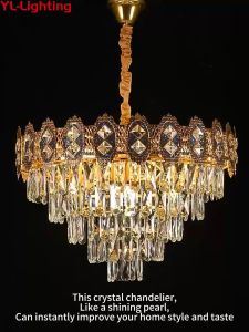 Modern Living Room Crystal Chandelier Nordic Home Dining Room Light Bedroom Simple Decorative Lamp