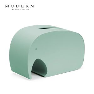 โมเดิร์นช้างกล่องกระดาษทิชชูของขวัญสร้างสรรค์ห้องนั่งเล่นห้องรับประทานอาหารเครื่องประดับตกแต่ง < Ne1> สไตล์กล่องกระดาษทิชชูพลาสติก