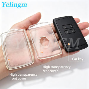 For Renault Koleos Captur Megane Clio Scenic Talisman Arkana For Dacia Sandero Card Fob Car Key Case Cover Shell Accessories
