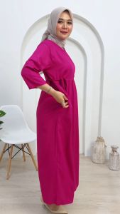 Daster Miranda Polos lengan 3/4 / Midi Dress Miranda Rayobn Twill