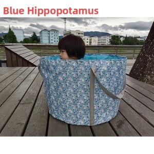 Foldable Baby Bath Tub Swimming Bucket No Installation Required Portable Bathing Basin Household Baby Bath Barrel Waterproof Fabric