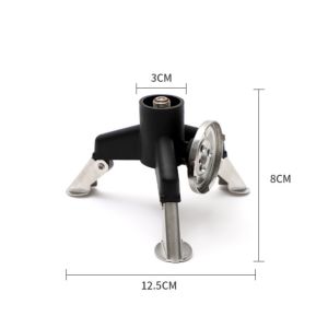 Camping Gas Stove Adapter Connector Portable Folding Tank Tripod Stand Stainless Steel Outdoor Hiking Backpacking Cooking Gear