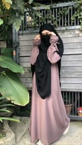RAP COLLECTION ABAYA GAMIS WANITA TANGAN KARET PITA S M L XL XXL