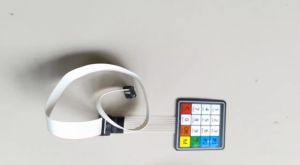 Keypad Laminasi Stiker 4x4 dengan Kabel Panjang 40 cm untuk Pom Mini Pertamini