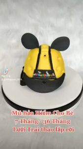 Mũ Bảo Hiểm Lưỡi Trai Tập Đi Cho Bé Từ 06 Đến 36 Tháng Tuổi