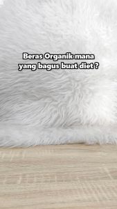 MENU PANGAN Beras MERAH Organik 1kg - Beras Sehat untuk MPASI / Diabetes / Diet Rendah Gula Kalori