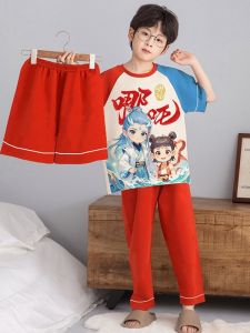 SHAPRA | Kids Cotton Short Sleeve Wearable At Home Summer Pajamas