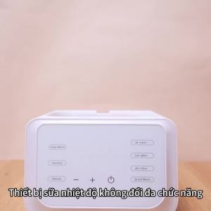 Yocbear Thiết bị sữa nhiệt độ không đổi tự động đa chức năng Thiết kế bình đôi để làm nóng nhanh Tiệt trùng 360° chỉ bằng một nút bấm