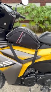 Tail Bag/ Capsule Bag by IMMortal Motobag | fit for all motorcycle with cellphone slot | multi function with rain cover