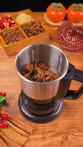 Máy Xay Hạt Cà Phê Xay Bột Ngũ Cốc Máy Xay Gia Đình Xay Gia Vị Cối Xay Inox Dung Tích Lớn- Công suất lớn xay cực mạnhxay nhiễn mọi thứ nbh laz police