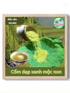 500G_CỐM DẸP XANH NON VỊ DẺO THƠM TỰ NHIÊN
