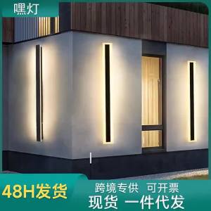 SXH malist strip ไฟ LED กันน้ำกลางแจ้งโคมไฟติดผนังตกแต่งหลอดไฟวิศวกรรมเครื่องซักผ้าฝาผนังวิลล่าประตูไฟสวน