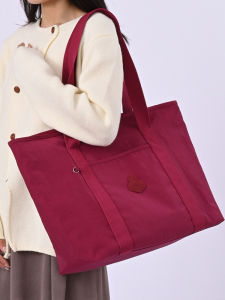 กระเป๋าผ้าใบ Tote Bag ความจุขนาดใหญ่สำหรับผู้หญิง กระเป๋าสะพายไหล่เดี่ยว กระเป๋าเดินทาง กันน้ำ กระเป๋าสะพายไหล่แบบลำลอง กระเป๋าผ้าใบ