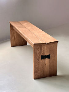 Nordic Style Solid Wood Long Bench Home Dining Table Bench Simple Shoe Changing Bench Bedside Bench Rest Chair