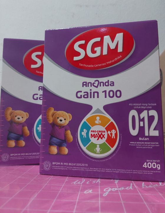 SGM ANANDA GAIN 100 0-12 BULAN 400G