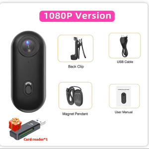 Camera Hành Động Từ Tính WiFi 4K/1080P Bỏ Túi Camera Vlog Mini Kèm Phụ Kiện Cho Mũ Bảo Hiểm Xe Máy Xe Đạp Thể Thao Ngoài Trời Máy Ghi Hình Video 160 Độ ° Góc Rộng