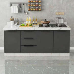 Oral-B | Home Kitchen Integrated Cabinet with Stainless Steel Sink