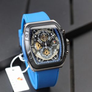Jam tangan Pria Leopard 8802 tali rubber/karet chronograp/tanggal aktif original