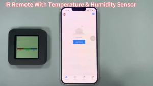 Tuya Smart Universal IR Remote With Temperature Humidity Sensor for Air Conditioner TV AC Works with Alexa Google Home Yandex