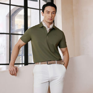 KALTENDIN | Silk Cooling Thin Sleeve Men Polo Shirt
