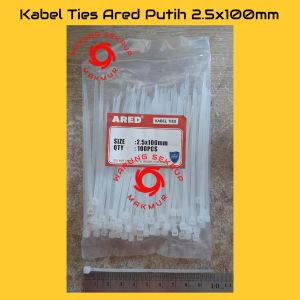 (1 Pack) Kabel Ties 2.5x100mm / Kabel Tis / Cable Ties 10cm (100 pcs)