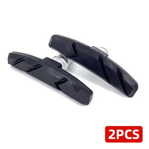 PINMOAP 2PCS Bicycle V Brake Pads Rubber Brake Blocks Mtb Road Bike Brake Shoes Quiet Wear Resistant Cycling Replacement Parts