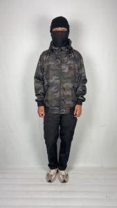 RCKLS.LTD Jaket Pria Casual Waterproof | Logo RC Loreng Velocity